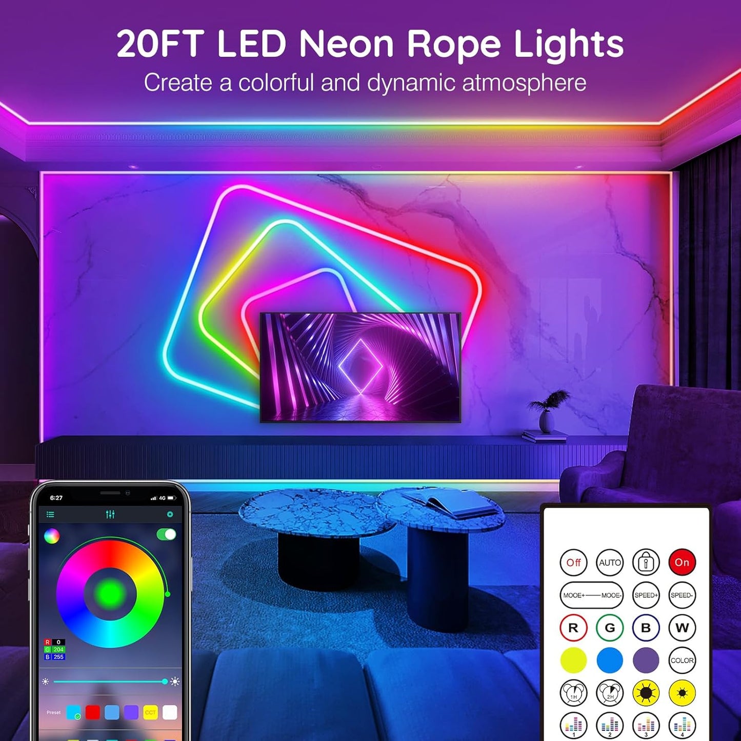 Vibrant Glow Neon Rope Lights™