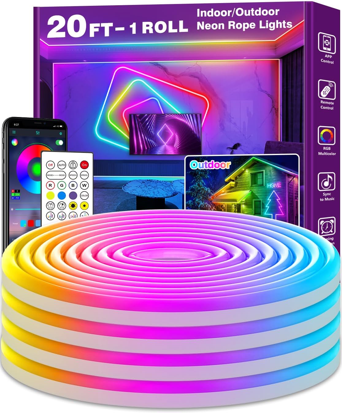 Vibrant Glow Neon Rope Lights™