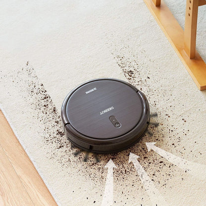 Sweeping Robot Vacuum Cleaner  Thin 1200mAh Power Suction Quiet Self Charging Robotic Vacuum Cleaner  (Black) Buy 1 Get 1 Free