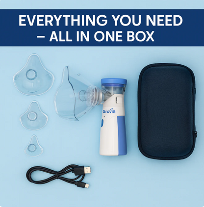 PureBreath™ – Compact Nebulizer | Gentle Vapour | Safe Relief Anytime, Anywhere