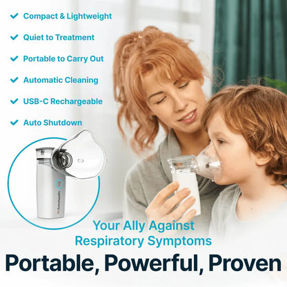 NeuraBreath™ – Silent Portable Nebulizer | Safe Relief Anytime