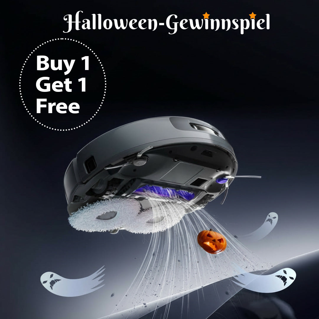 Sweeping Robot Vacuum Cleaner  Thin 1200mAh Power Suction Quiet Self Charging Robotic Vacuum Cleaner  (Black) Buy 1 Get 1 Free