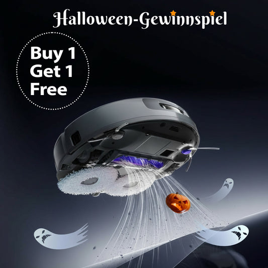 Sweeping Robot Vacuum Cleaner  Thin 1200mAh Power Suction Quiet Self Charging Robotic Vacuum Cleaner  (Black) Buy 1 Get 1 Free